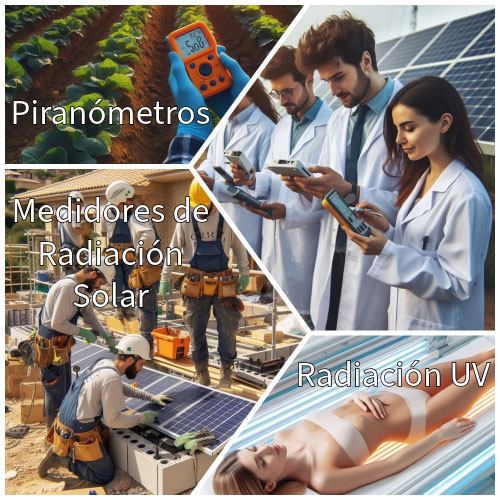Detectores de Radiacion Solar. Piranómetros, Radiacion UV, Medidores de radiación solar.